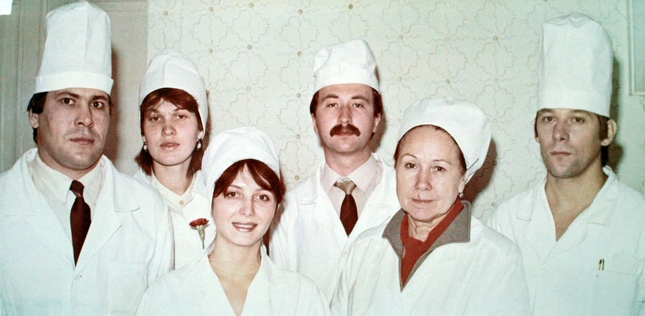 Анна Радионченко со сотрудниками